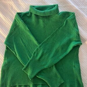 a new day Vibrant Green Turtleneck Sweater